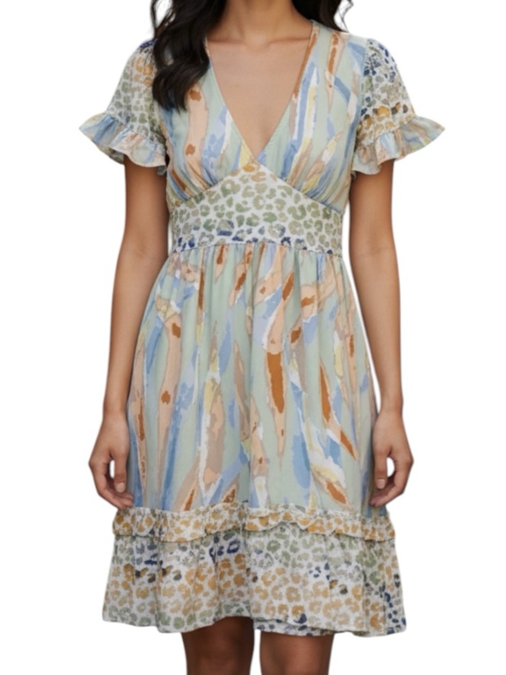 **NWT** Umgee Mixed Print Dress